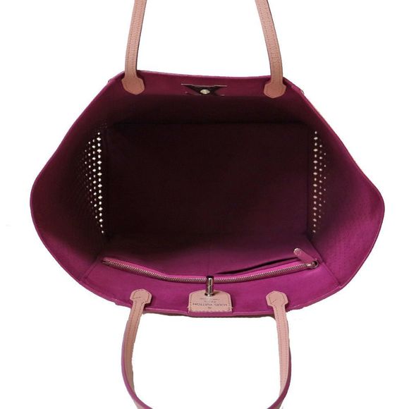 Louis Vuitton LockMe Leather Suede Rose Creme Pink - Picture 8 of 12